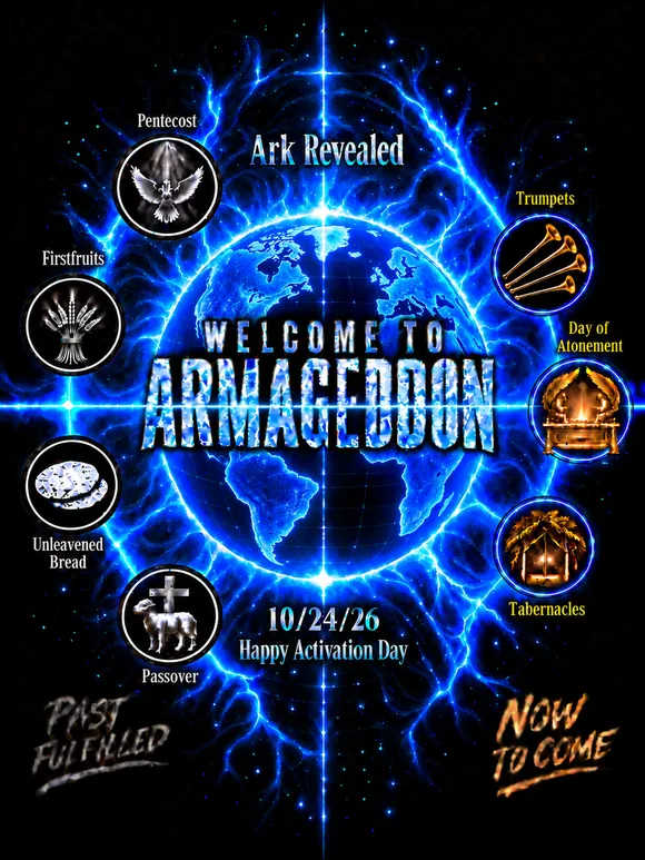 Ark Revealed artwork showing the seven biblical festivals around the globe